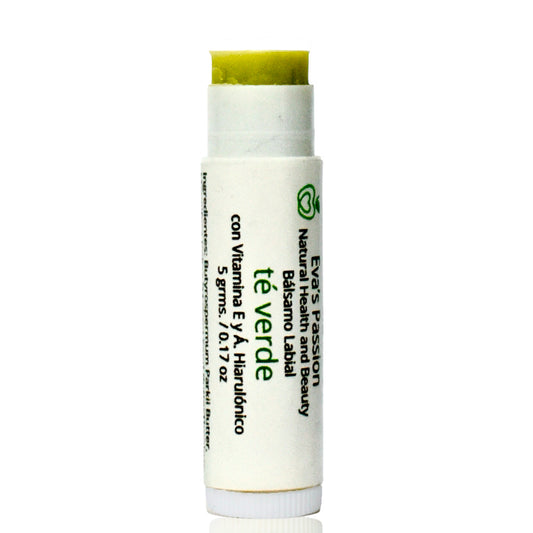 Bálsamo de Labios Té Verde con Ácido Hialurónico