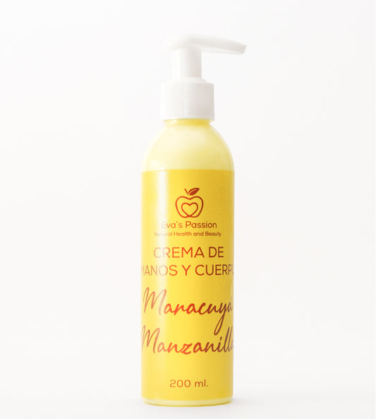 Crema de Manos y Cuerpo Maracuyá Manzanilla con Urea