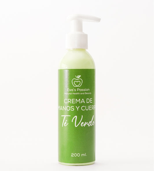 Crema de Manos y Cuerpo Té Verde con Urea