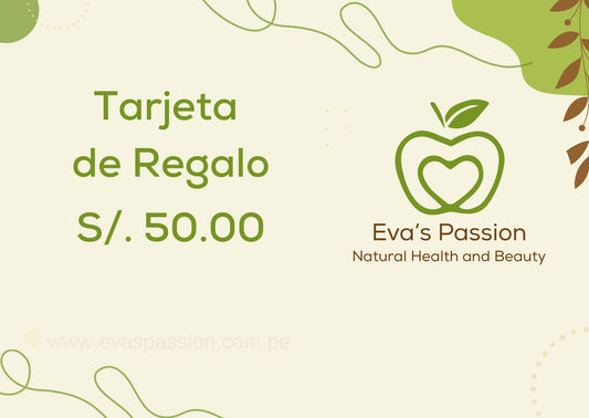 Tarjeta de Regalo 50 soles